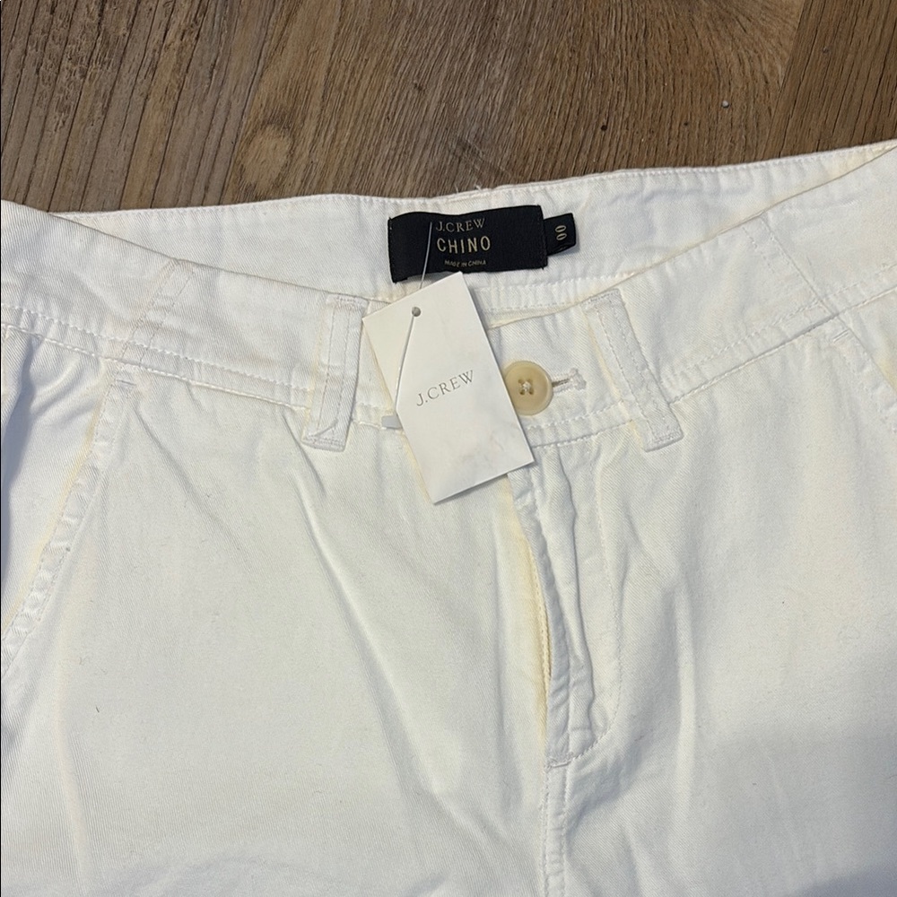 J.Crew White Chino Pants